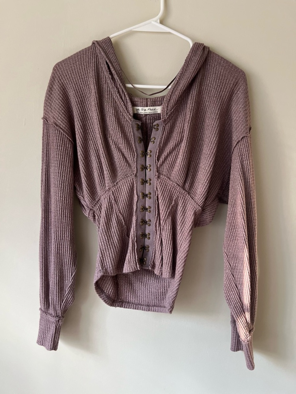 Free People Girls Night Thermal Hoodie